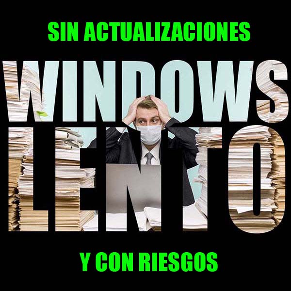 windows sin actualizarventas por internet
